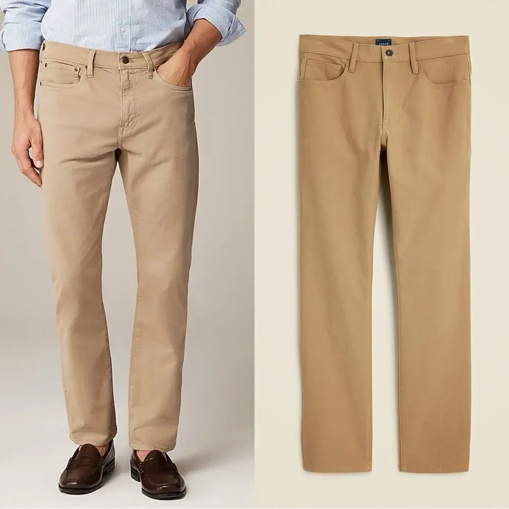 NWT J. Crew 770™ straight-fit five-pocket midweight tech pant 33/30 and 33/34